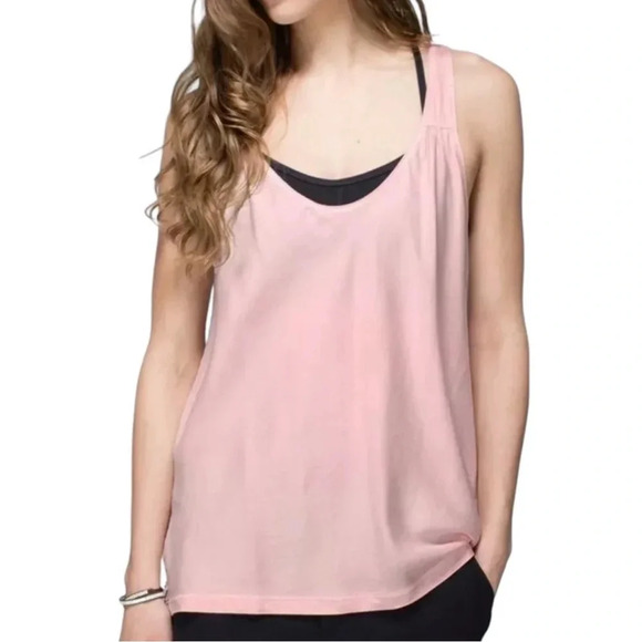 Lululemon Peace Of Mind Tank Pretty Pink | Size 6 - Picture 1 of 8